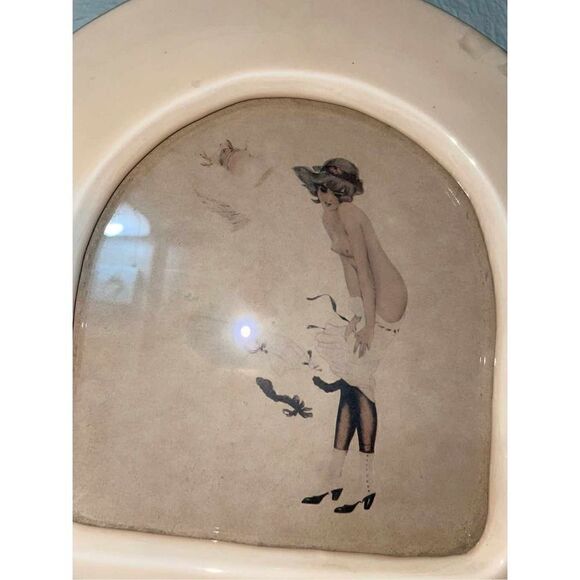 ArtDeco Vintage Ceramic Frame Brise of May - Picture 6 of 6